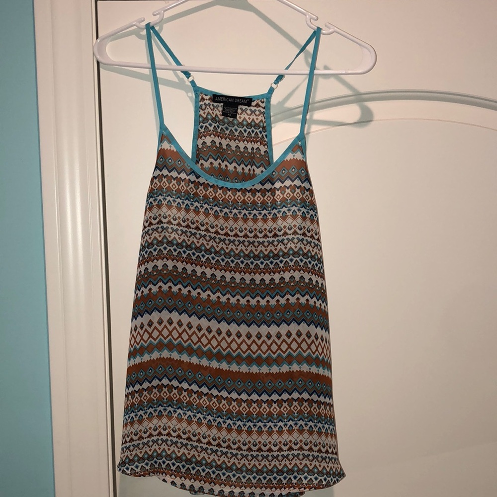 Patterned Tank Top